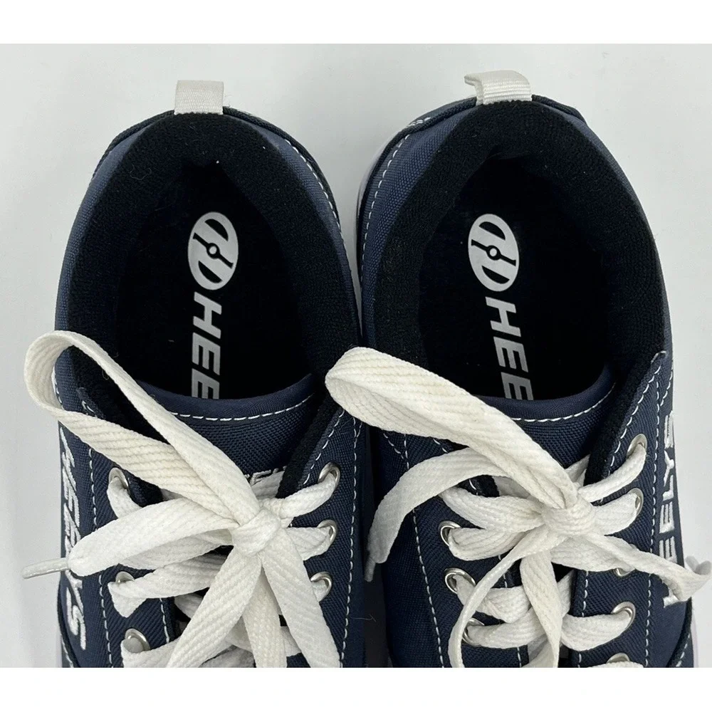 Heelys Skate Shoes Sneakers Navy Canvas Youth Size 5